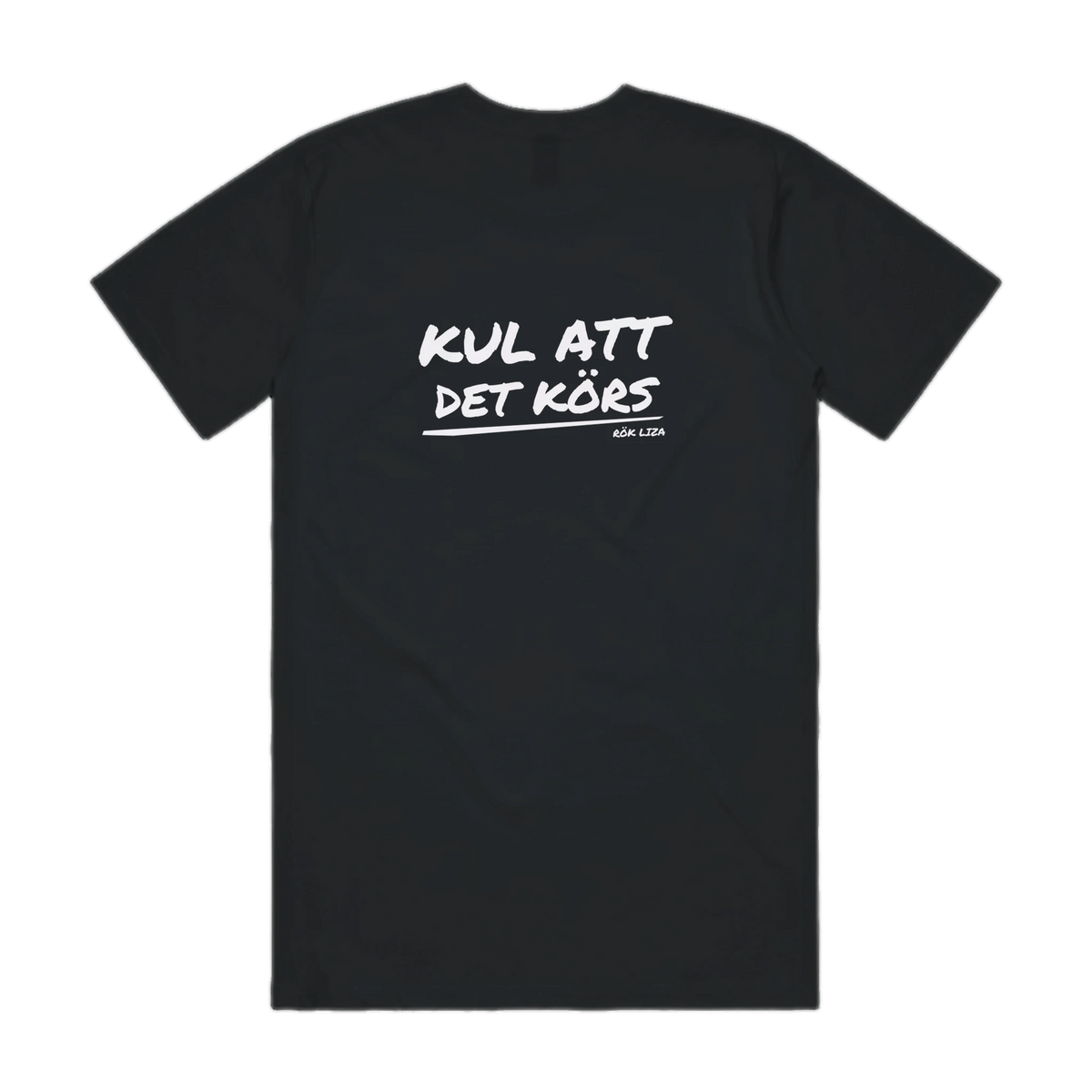 KUL ATT DET KÖRS · Pensel T-shirt · Bröst + Rygg – svart, bakifrån