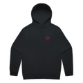 Rök Liza Premium Hoodie – svart, framifrån